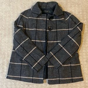 Zara Plaid Coat